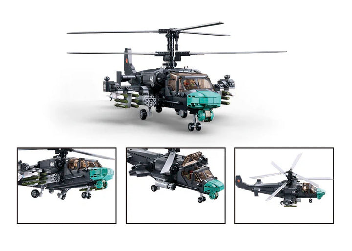 MB KA-52S HELICOPTER GUNSHIP SCALE 1:35 913 PCS