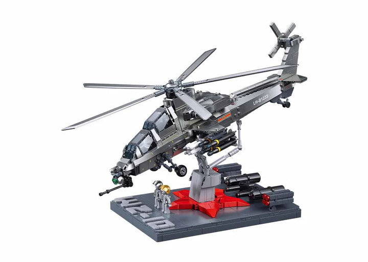 WZ-10S Helicopter Scale 1:44 941 PCS