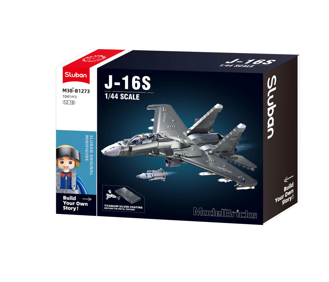 MB J16 FIGHTER SCALE 1:44 1041 PCS