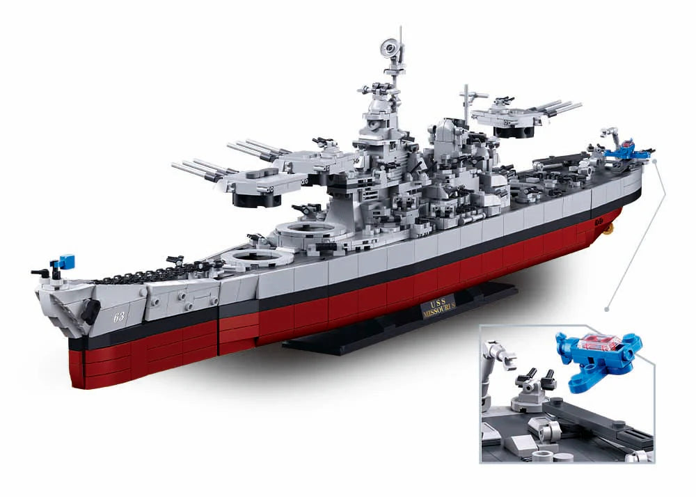 USS Missouri Scale 1:350 1739 PCS