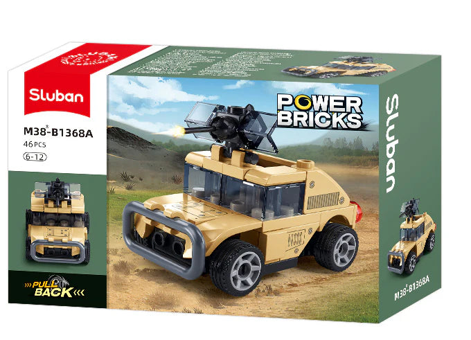 Pull Back Car - Army