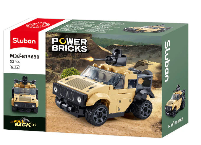 Pull Back Car - Army