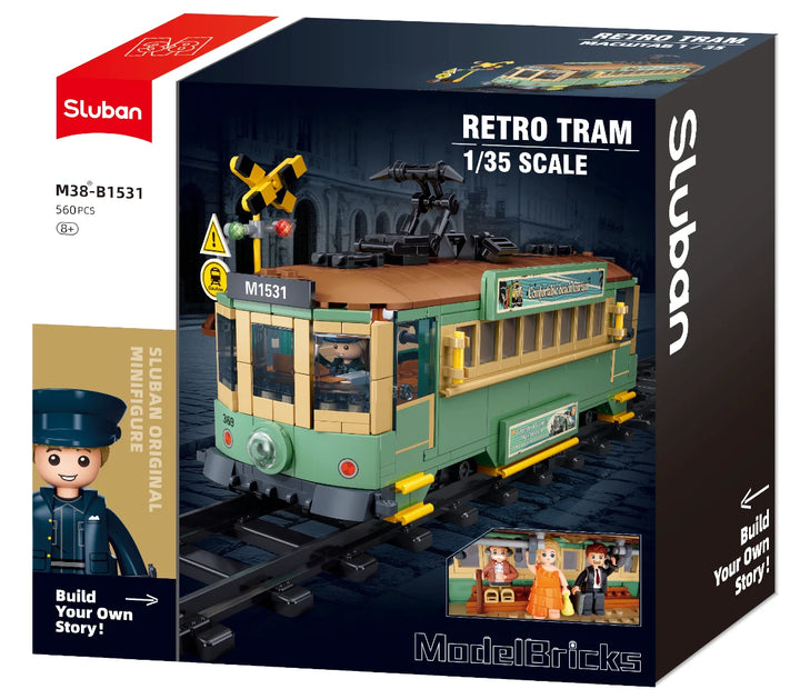 MELBOURNE RETRO TRAM SCALE 1/35 560 PCS