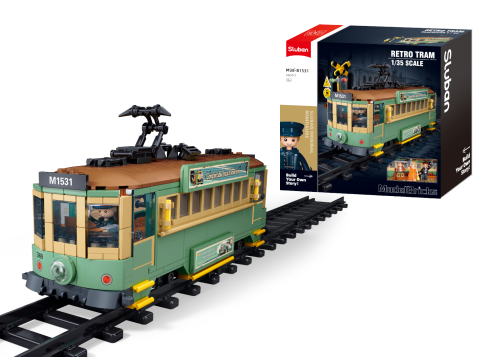 MELBOURNE RETRO TRAM SCALE 1/35 560 PCS