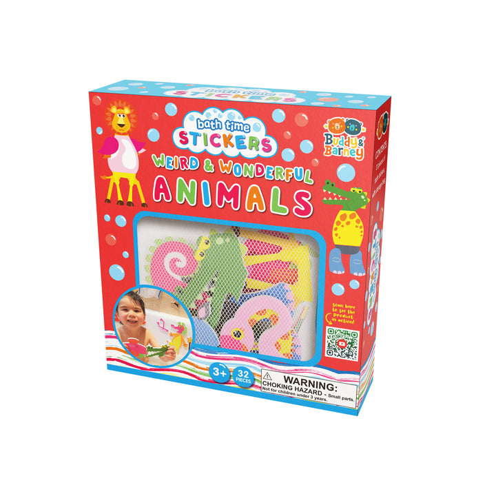 Bath Time Stickers - Weird and Wonderful Animals