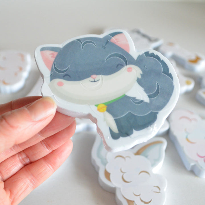 Colour Changing Bath Stickers - Muddy Paws