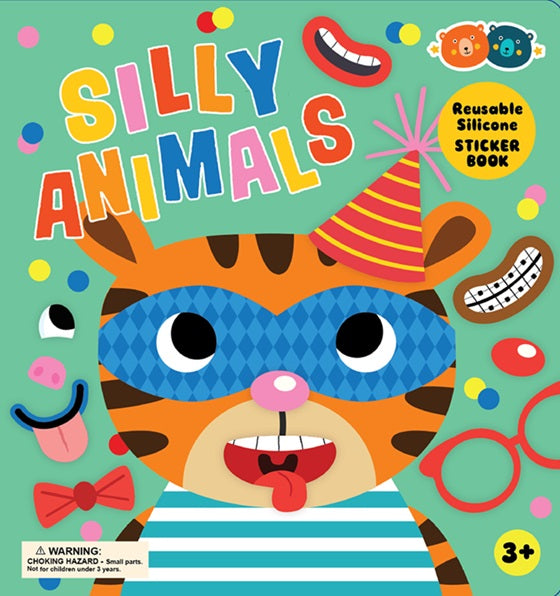 Silicone Sticker Book | Silly Animals