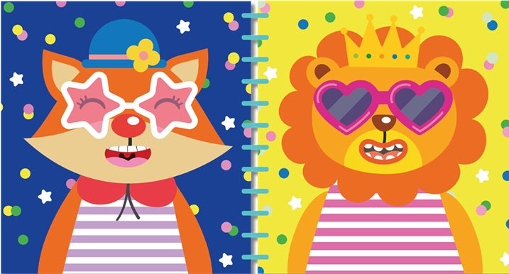 Silicone Sticker Book | Silly Animals
