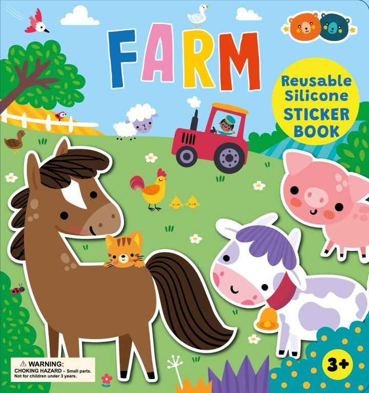 Silicone Sticker Book | Farm