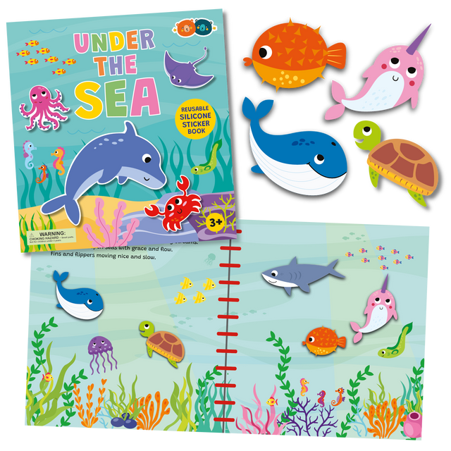 Silicone Sticker Book | Under the Sea