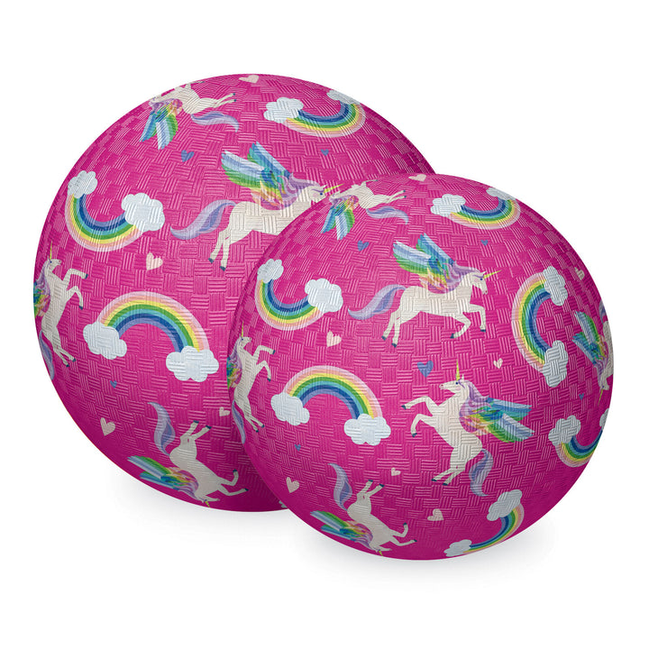 7 Inch Playground Ball - Unicorn Rainbow
