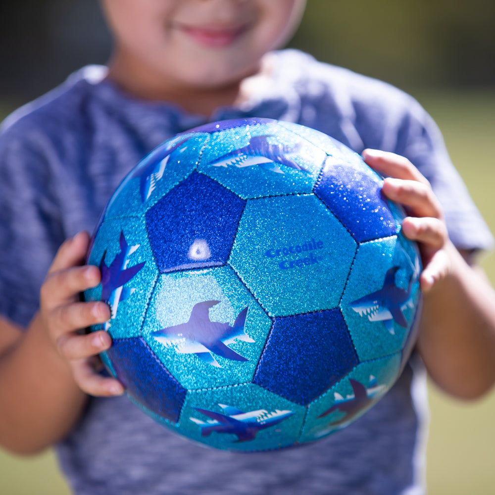 Glitter Soccer Ball - Shark City (Size 3)