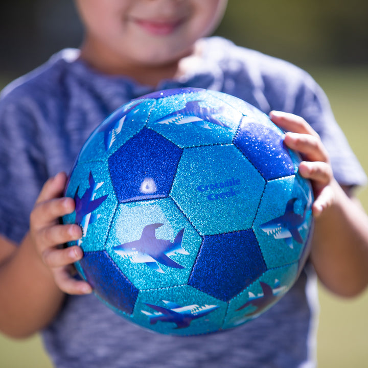 Glitter Soccer Ball - Shark City (Size 3)