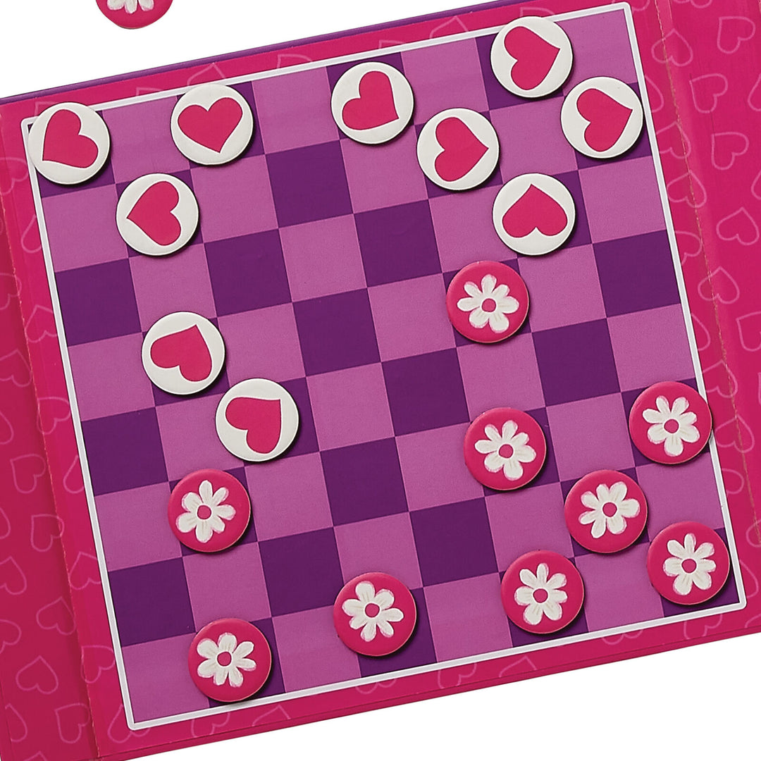 Magnetic Game | Tic Tac Toe & Checkers - Unicorn