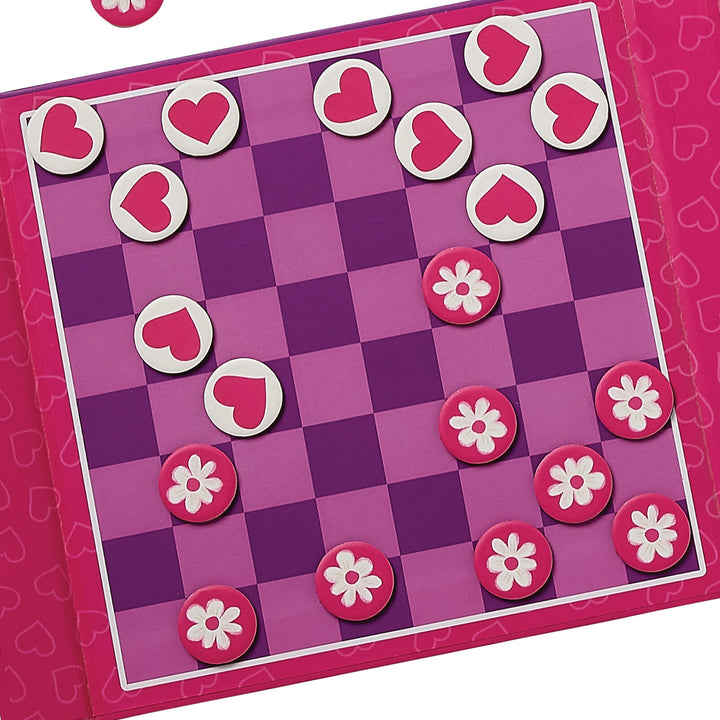 Magnetic Game | Tic Tac Toe & Checkers - Unicorn
