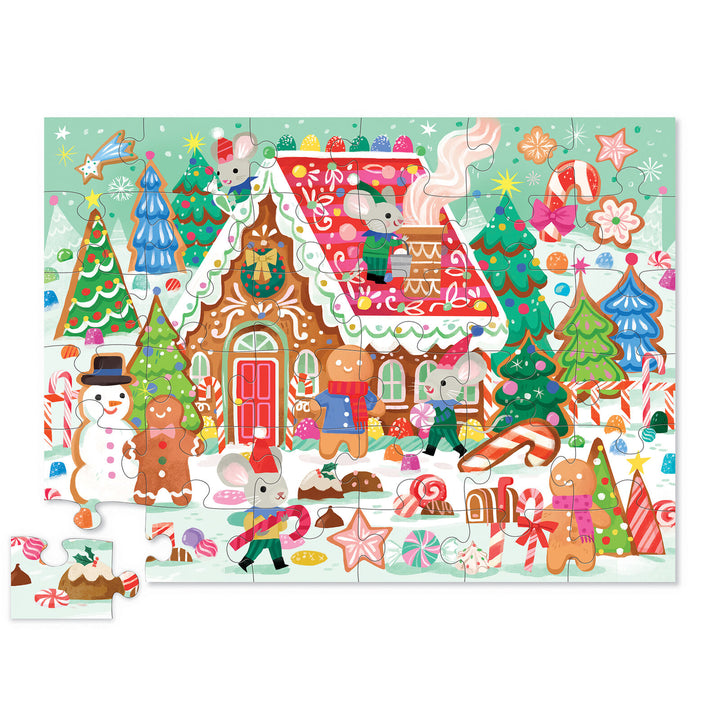 Floor Puzzle - Gingerbread House