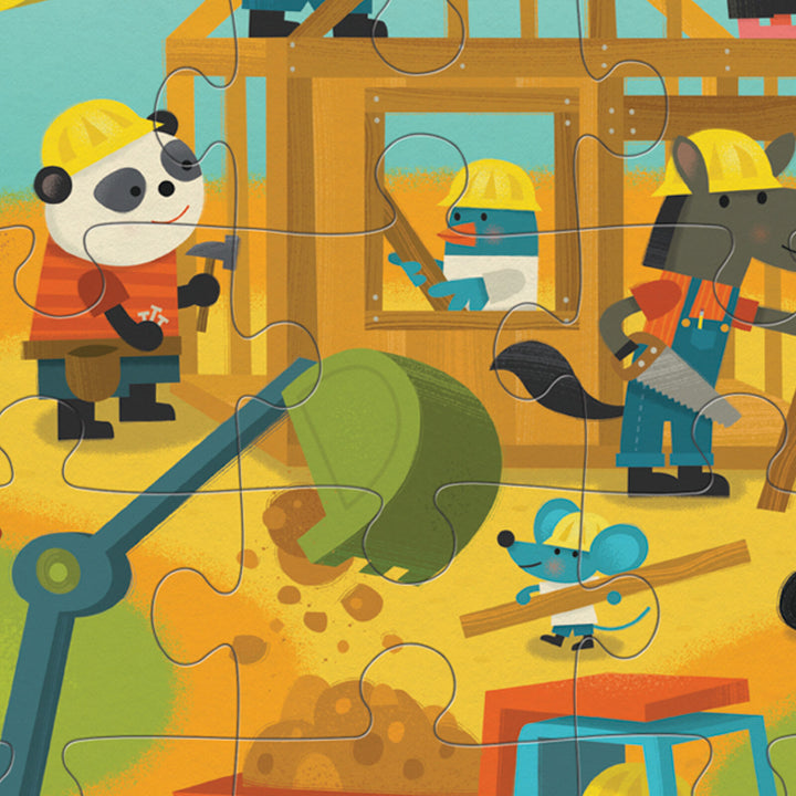 Floor Puzzle - Busy Builders