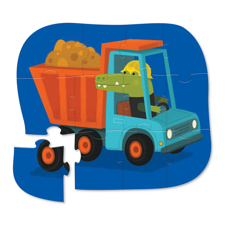 Mini Puzzle - Construction Croc