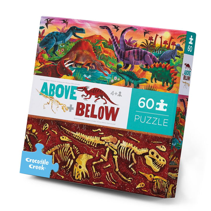 Above and Below 60pc Puzzle - Dinosaur