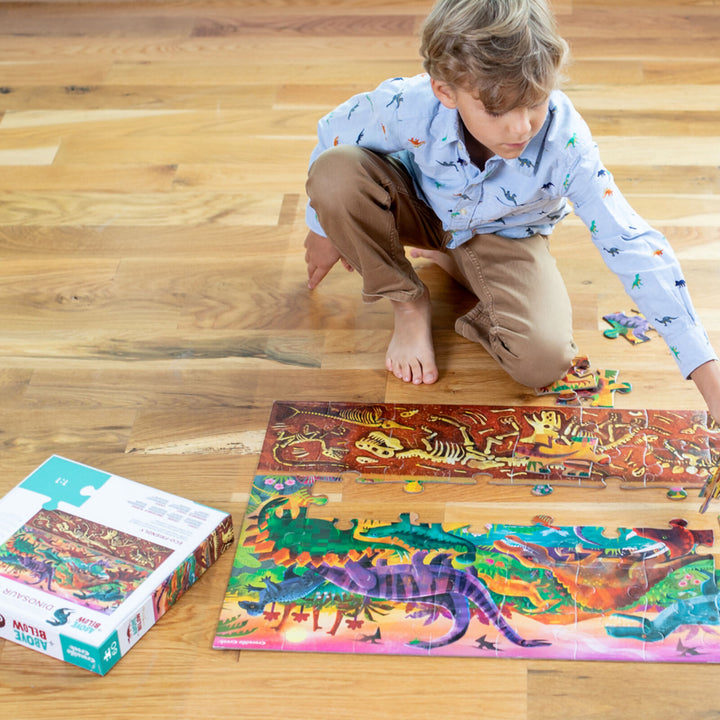 Above and Below 60pc Puzzle - Dinosaur