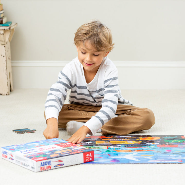 Above and Below Puzzle - Things that Go