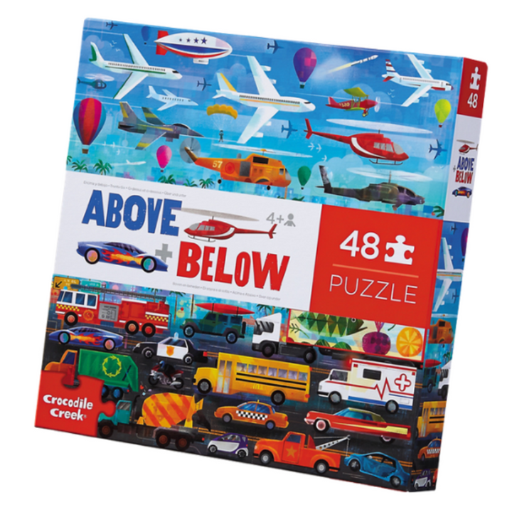 Above and Below Puzzle - Things That Go