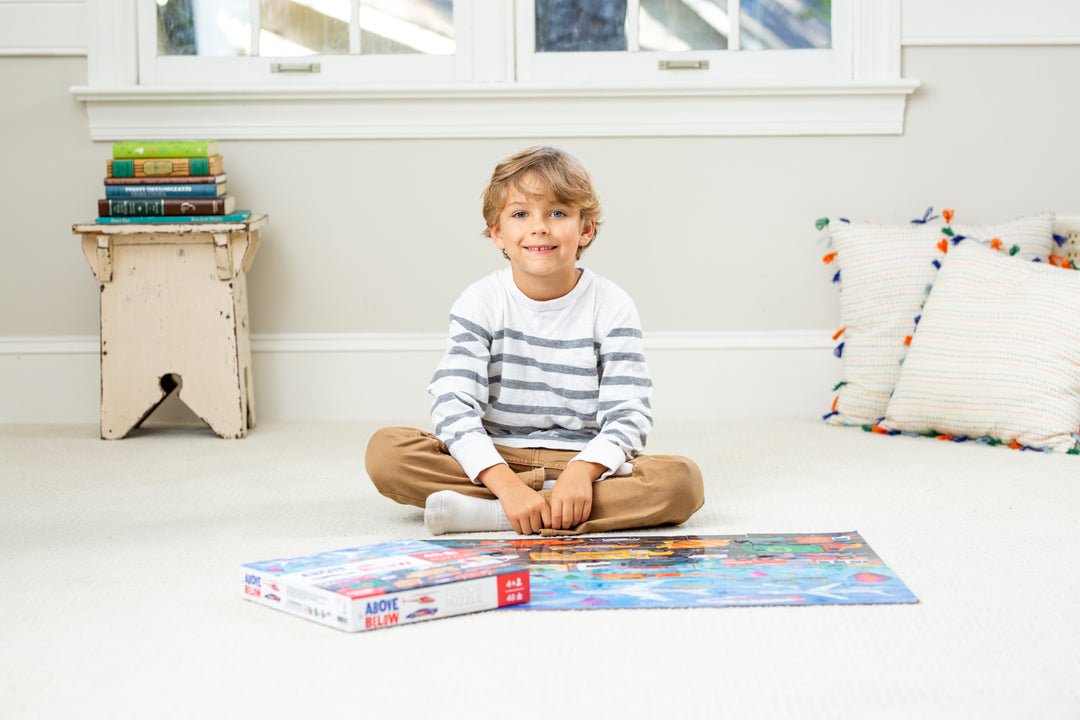 Above and Below Puzzle - Things That Go