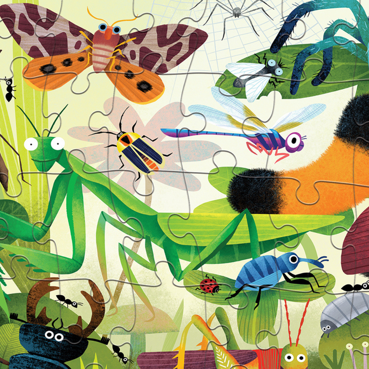 Holographic Puzzle 50 pc - Backyard Bugs