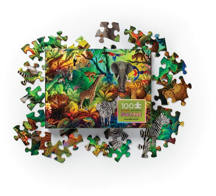 Holographic Puzzle 100 Piece - Jungle