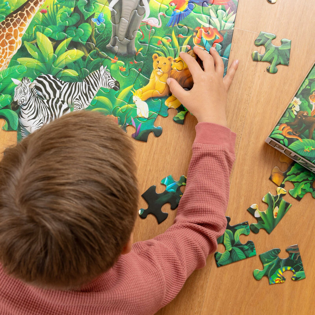 Holographic Puzzle 100 Piece - Jungle