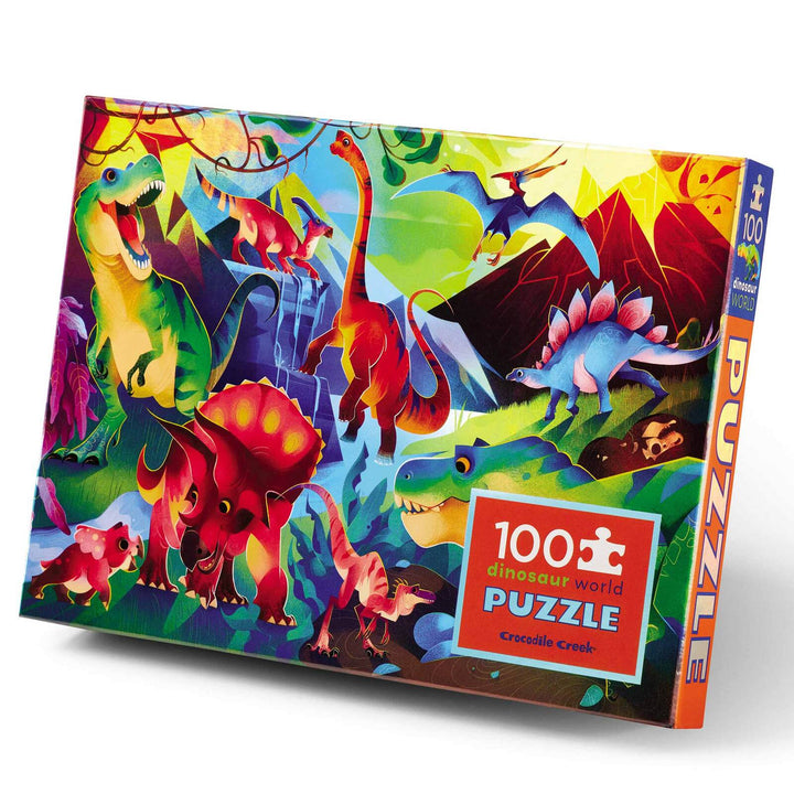 Holographic Puzzle 100 Piece - Dinosaur World