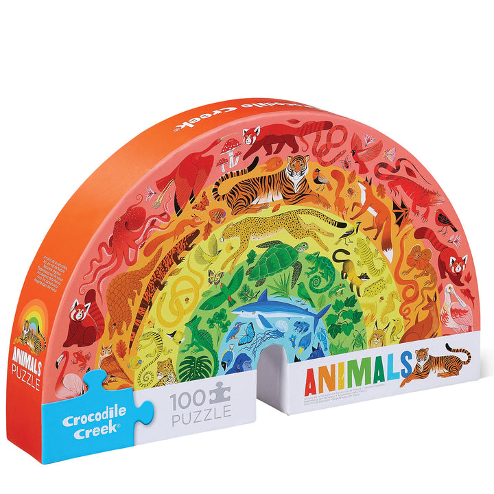 Puzzle 100 pc - Rainbow Animals