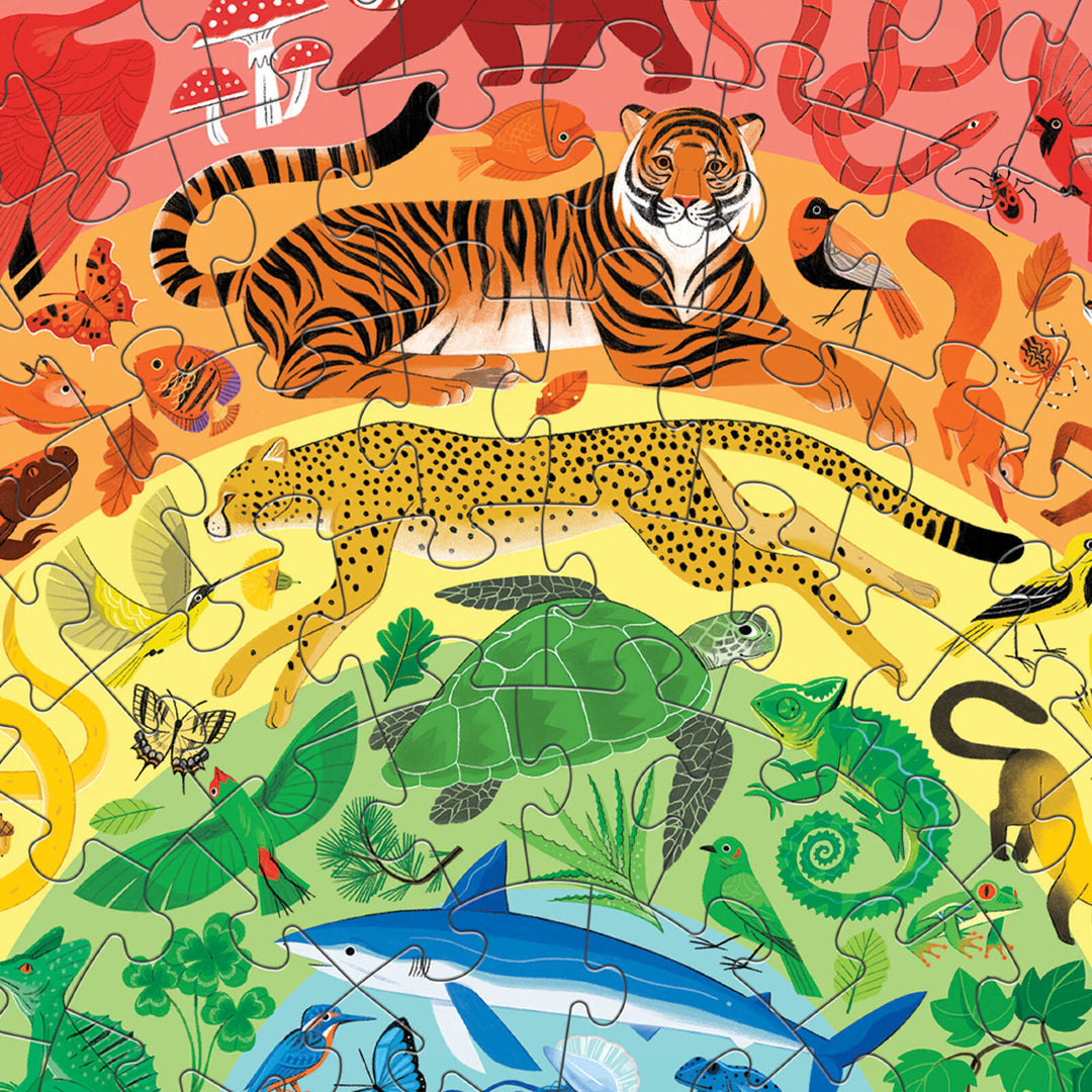 Puzzle 100 pc - Rainbow Animals