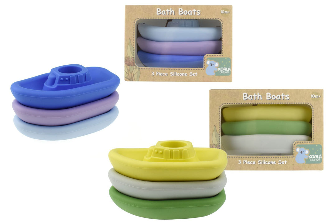 Bath Boats 3PC Silicone Set