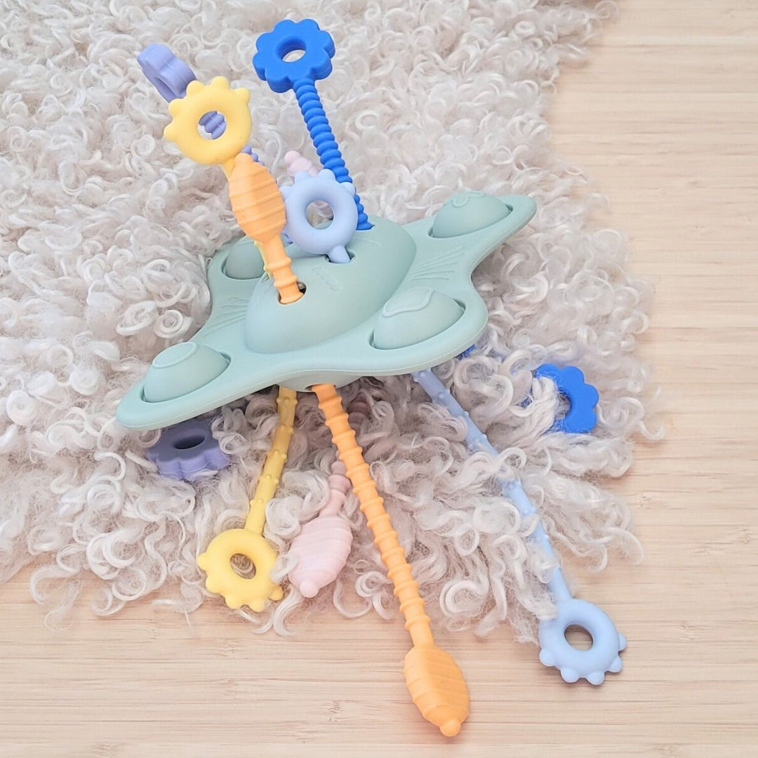 Silicone Pop & Pull Sensory Teether