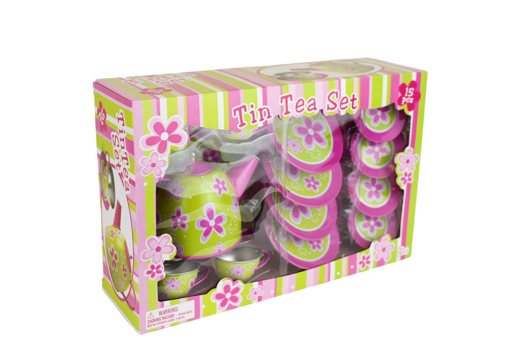 Tea Set - Lime Daisy