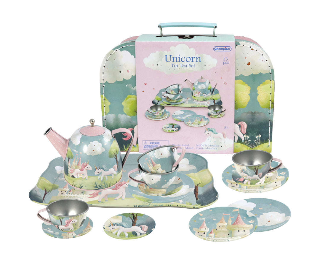 Tea Set in Case - Unicorn