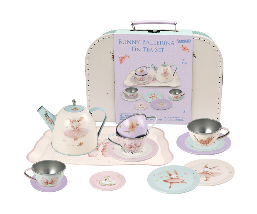 Tea Set in Case - Bunny Ballerina