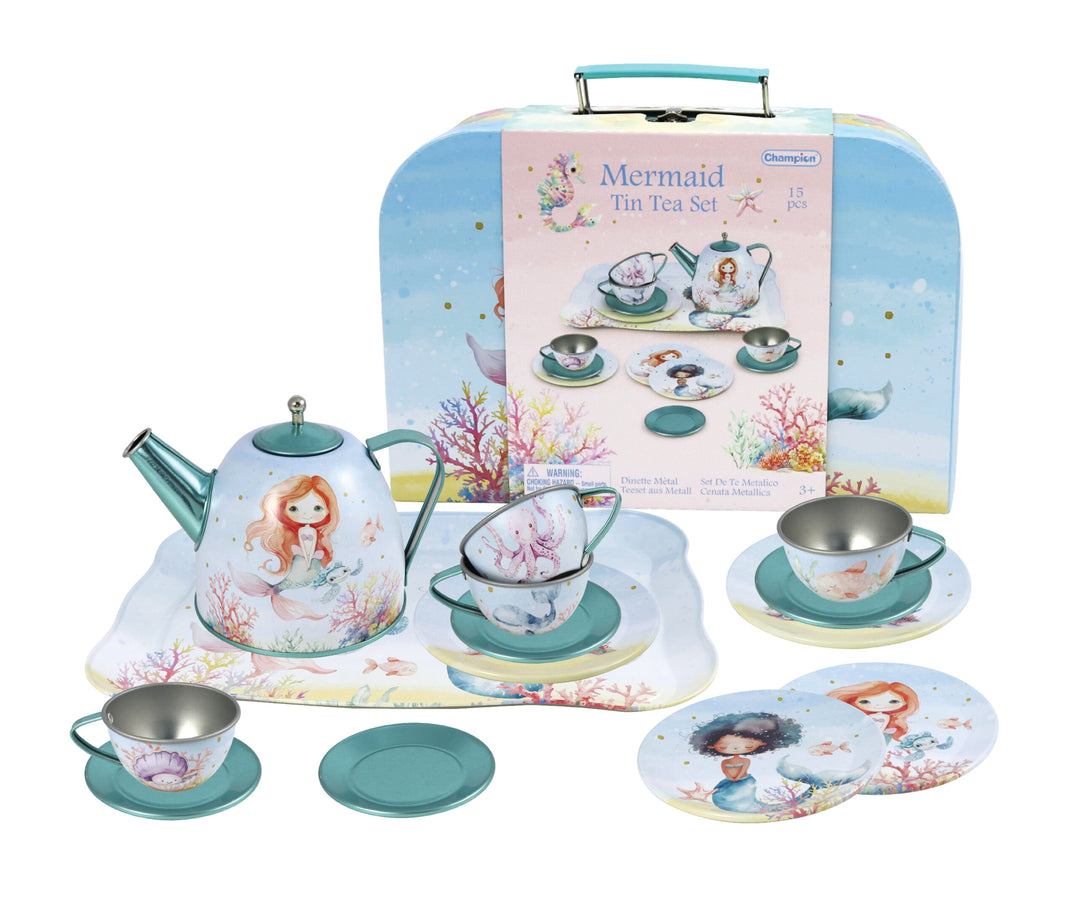 Tea Set in Case - Mermaid