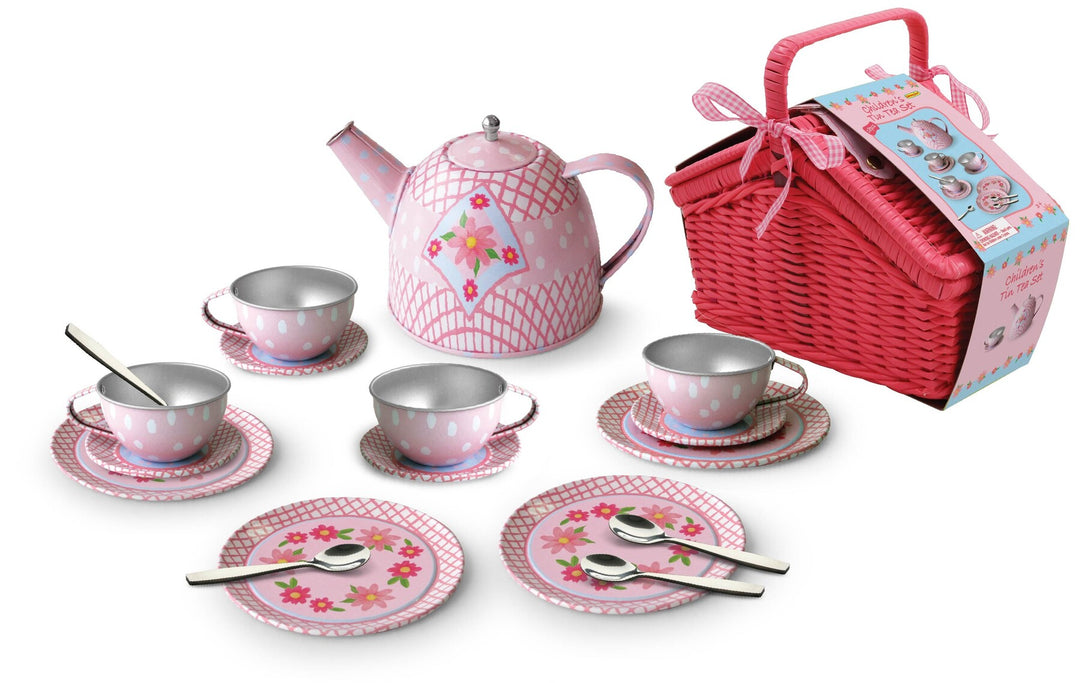Tea Set | Picnic Basket - Floral