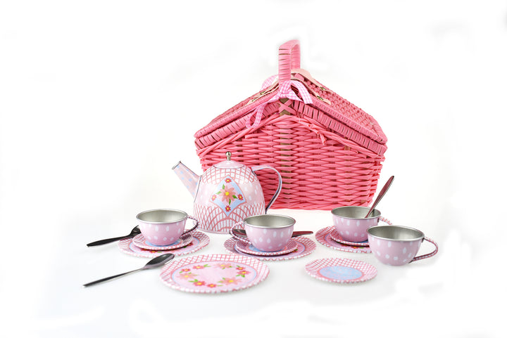 Tea Set | Picnic Basket - Floral