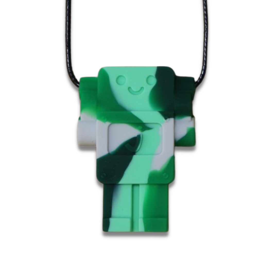 Chew Pendant Necklace | Robot