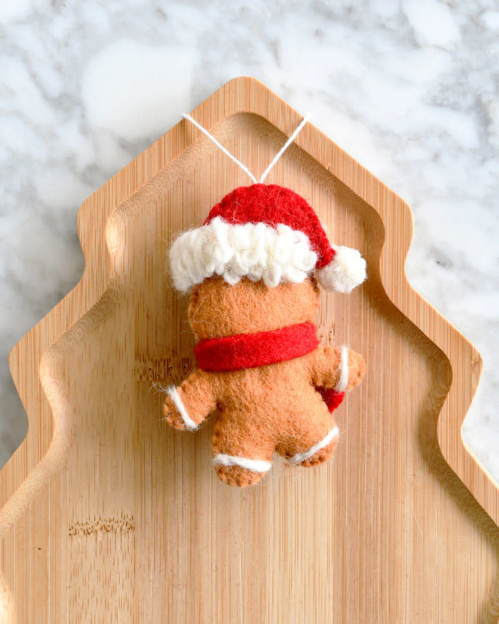 Ornament  | Felt Christmas Gingerbread Boy