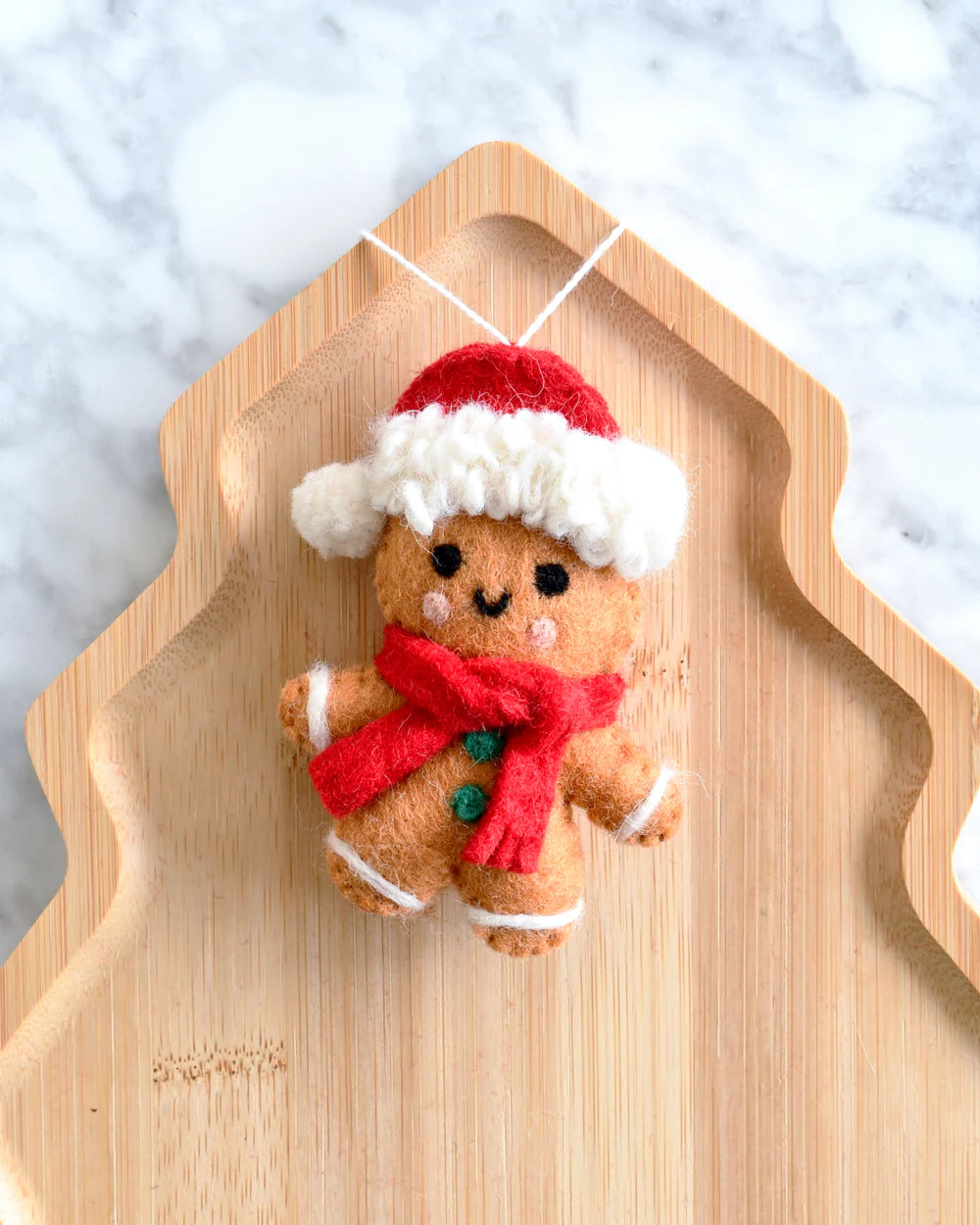 Ornament  | Felt Christmas Gingerbread Boy