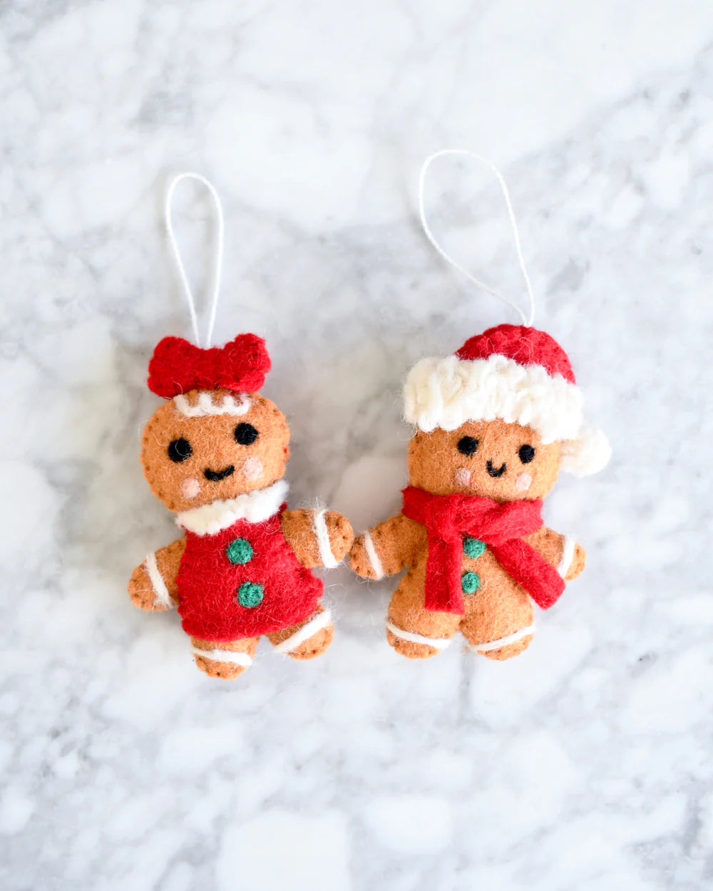Ornament  | Felt Christmas Gingerbread Girl