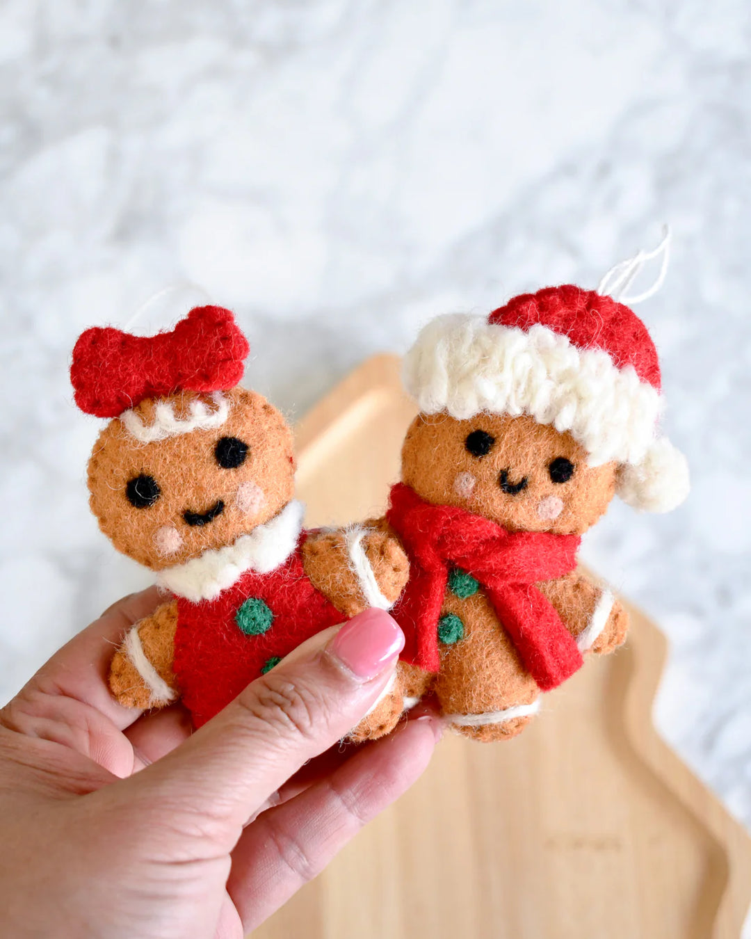 Ornament  | Felt Christmas Gingerbread Boy