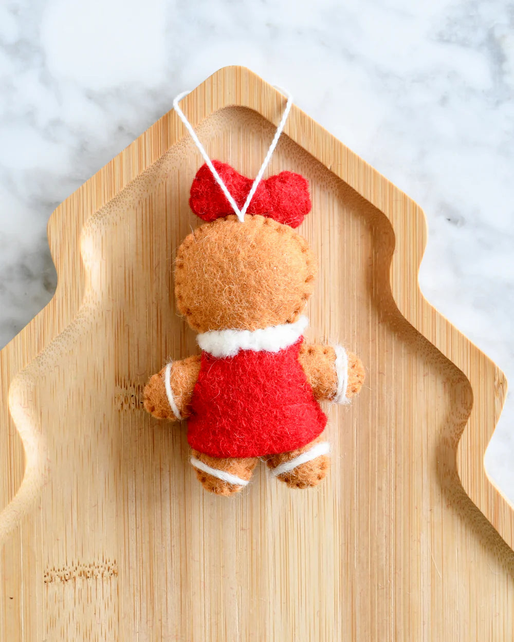 Ornament  | Felt Christmas Gingerbread Girl