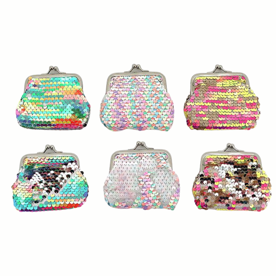 Sequins Clip Purse - Assorted