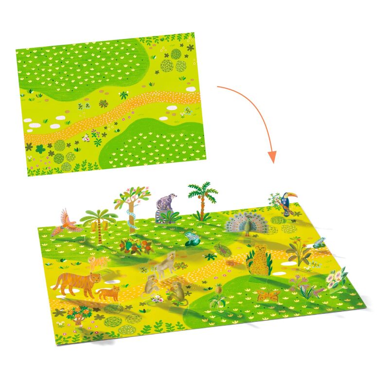 80 pc Lift-Up Stickers - Animals