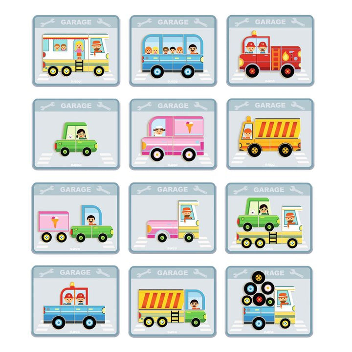 Inzebox Magnetic Game - Vehicles
